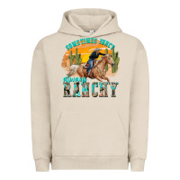 Pigment French Oak sometimes fancy always ranchy Urban Hoodie - texasbilliewilder