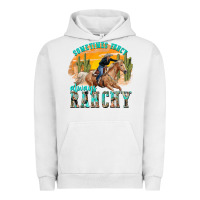 Pigment Lunar Rock sometimes fancy always ranchy Urban Hoodie - texasbilliewilder