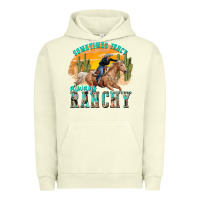 Pigment Pistachio sometimes fancy always ranchy Urban Hoodie - texasbilliewilder