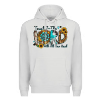 Dove Grey trust in the lord with all your heart Premium Hoodie - Zillion Design Studio