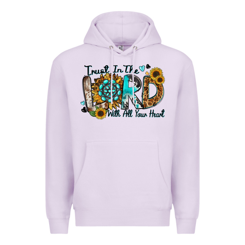 Trust In The Lord With All Your Heart Premium Hoodie by Zillion Design Studio | Teevron