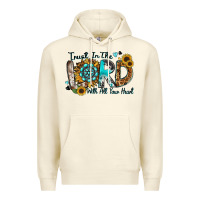 Sandshell trust in the lord with all your heart Premium Hoodie - Zillion Design Studio