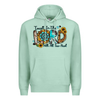 Seafoam trust in the lord with all your heart Premium Hoodie - Zillion Design Studio