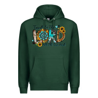 Sports Green trust in the lord with all your heart Premium Hoodie - Zillion Design Studio