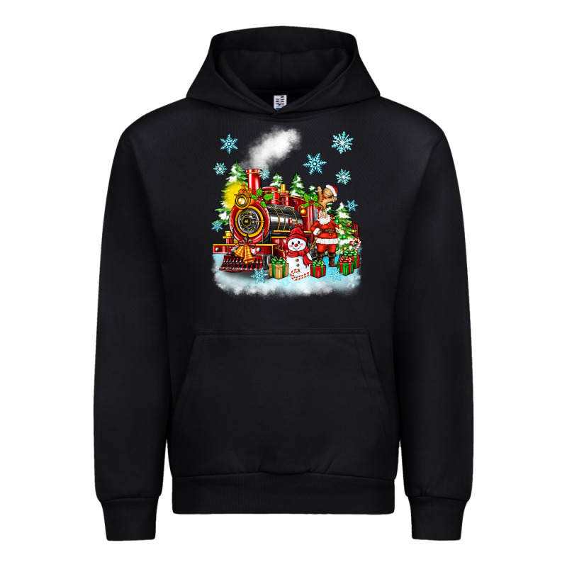 Christmas Polar Express Santa Urban Hoodie by Zillion Design Studio | Teevron