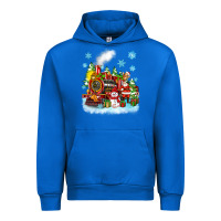 Cobalt christmas polar express santa Urban Hoodie - Zillion Design Studio
