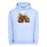 Pigment Grape Ice christmas polar express santa Urban Hoodie - Zillion Design Studio