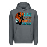 Rock eat sleep basketball repeat Premium Hoodie - texasbilliewilder