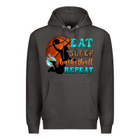 Smoke eat sleep basketball repeat Premium Hoodie - texasbilliewilder