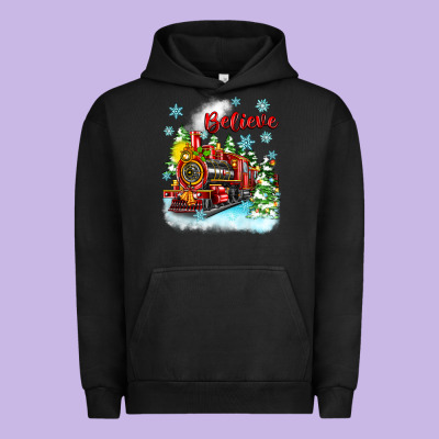 Urban Hoodie christmas polar express believe