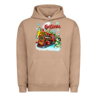 Pigment Burro christmas polar express believe Urban Hoodie - Zillion Design Studio