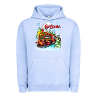 Pigment Grape Ice christmas polar express believe Urban Hoodie - Zillion Design Studio