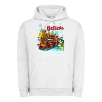 Pigment Lunar Rock christmas polar express believe Urban Hoodie - Zillion Design Studio
