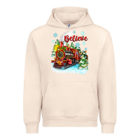 Sandshell christmas polar express believe Urban Hoodie - Zillion Design Studio