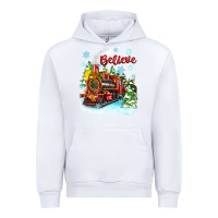 White christmas polar express believe Urban Hoodie - Zillion Design Studio