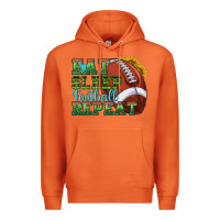 Carrot eat sleep football repeat Premium Hoodie - texasbilliewilder