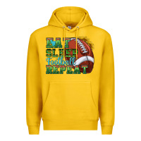 Lemon eat sleep football repeat Premium Hoodie - texasbilliewilder