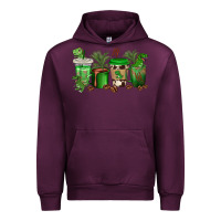 Mauve Wine t  rex coffee cups Urban Hoodie - texasbilliewilder