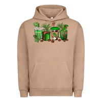 Pigment Burro t  rex coffee cups Urban Hoodie - texasbilliewilder