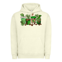 Pigment Pistachio t  rex coffee cups Urban Hoodie - texasbilliewilder