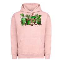 Pigment Salmon t  rex coffee cups Urban Hoodie - texasbilliewilder