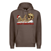 Coffee Merry christmas skeleton Premium Hoodie - RanaPortraitStore