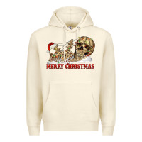 Sandshell Merry christmas skeleton Premium Hoodie - RanaPortraitStore