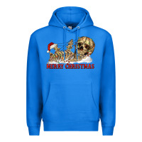 True Royal Merry christmas skeleton Premium Hoodie - RanaPortraitStore