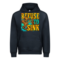 Navy refuse to sink western Urban Hoodie - texasbilliewilder