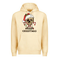 Pina Colada merry christmas skull Premium Hoodie - RanaPortraitStore