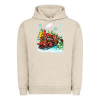Pigment French Oak christmas polar express Urban Hoodie - Zillion Design Studio
