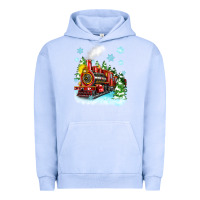 Pigment Grape Ice christmas polar express Urban Hoodie - Zillion Design Studio