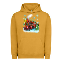 Pigment Peanut Butter christmas polar express Urban Hoodie - Zillion Design Studio