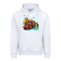 White christmas polar express Urban Hoodie - Zillion Design Studio