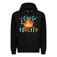 Black let's get toasted Premium Hoodie - Zillion Design Studio