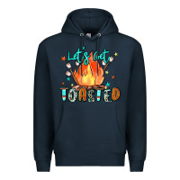 Navy let's get toasted Premium Hoodie - Zillion Design Studio