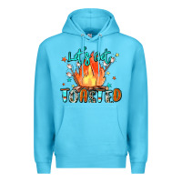 Ocean Blue let's get toasted Premium Hoodie - Zillion Design Studio