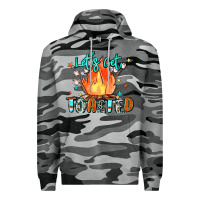 Slate Camo let's get toasted Premium Hoodie - Zillion Design Studio
