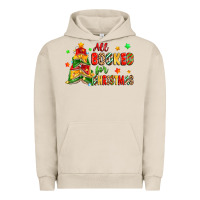 Pigment French Oak all booked for christmas Urban Hoodie - Zillion Design Studio