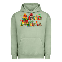 Pigment Oil Green all booked for christmas Urban Hoodie - Zillion Design Studio