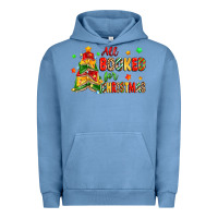 Pigment Pebble Blue all booked for christmas Urban Hoodie - Zillion Design Studio