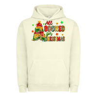 Pigment Pistachio all booked for christmas Urban Hoodie - Zillion Design Studio