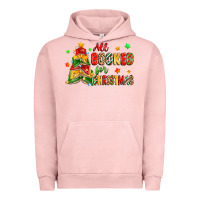 Pigment Salmon all booked for christmas Urban Hoodie - Zillion Design Studio