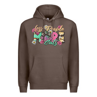 Coffee less people more cats Premium Hoodie - Zillion Design Studio