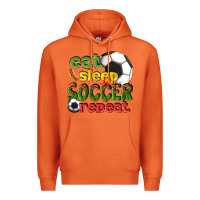 Carrot eat sleep soccer repeat Premium Hoodie - texasbilliewilder