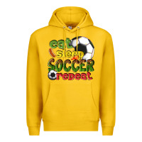 Lemon eat sleep soccer repeat Premium Hoodie - texasbilliewilder