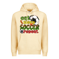 Pina Colada eat sleep soccer repeat Premium Hoodie - texasbilliewilder