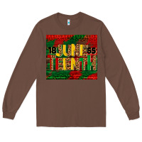 Chestnut juneteenth 1865 tumbler Long Sleeve Tee - BarkalooDesign