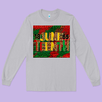 Juneteenth 1865 Tumbler Long Sleeve Tee Designed By Barkaloodesign
