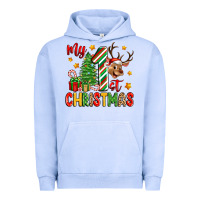 Pigment Grape Ice my first christmas Urban Hoodie - Zillion Design Studio